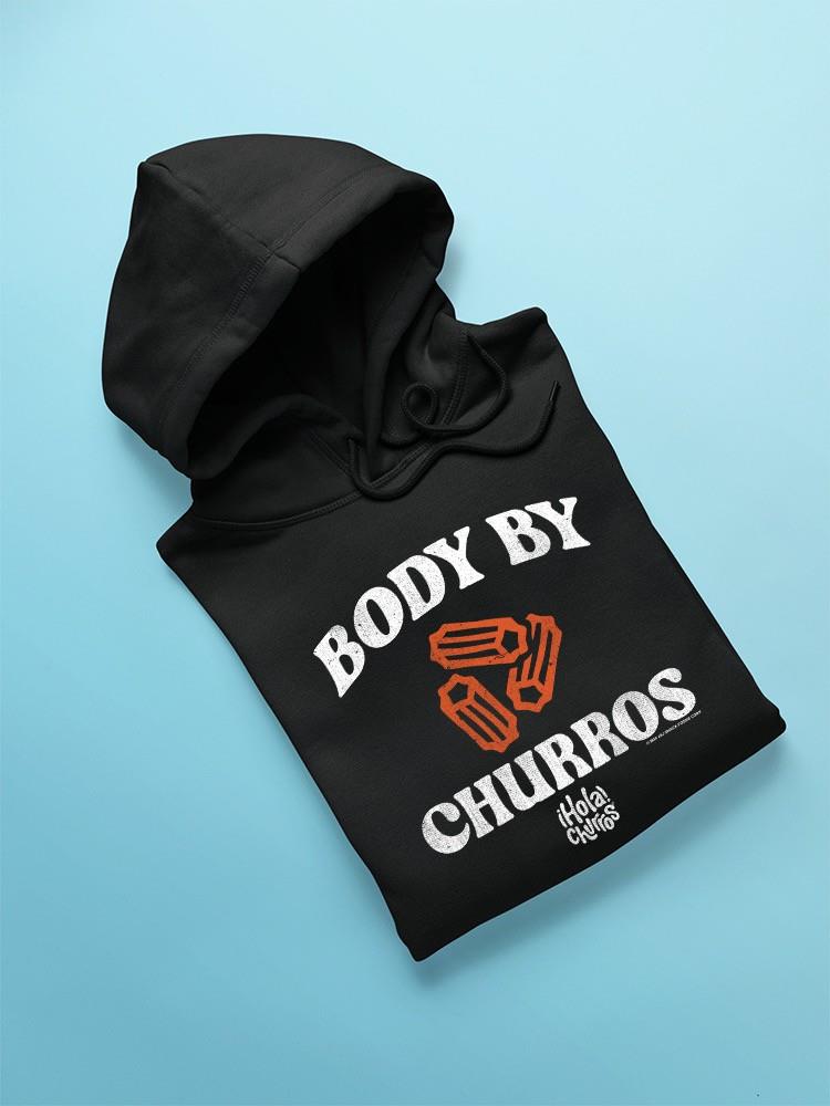 Lustiger Body von Churros Retro-inspiriertes Grafikdesign Herren Hoodie - Bild 6 von 15