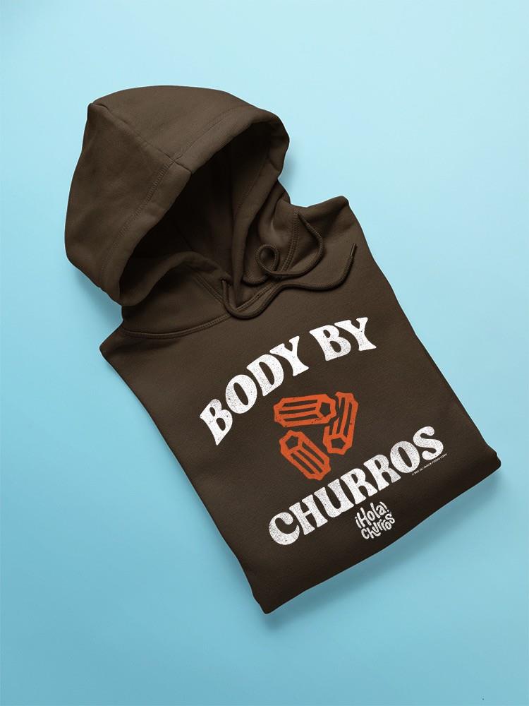 Lustiger Body von Churros Retro-inspiriertes Grafikdesign Herren Hoodie - Bild 9 von 15