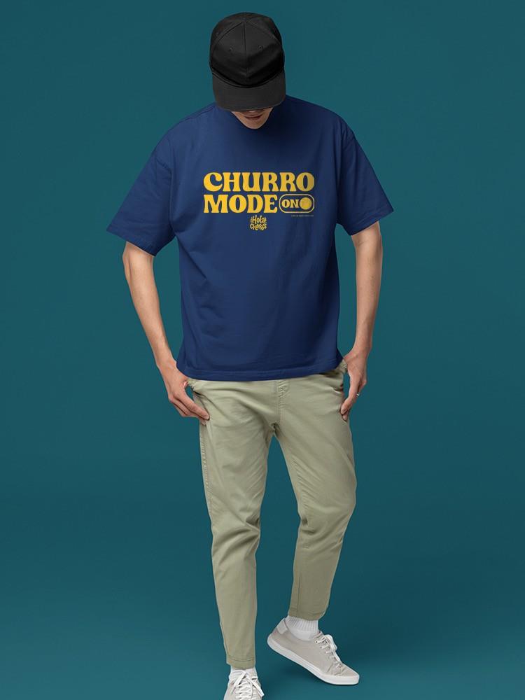Camiseta para hombre Churro Mode On Bold diseño retro - Imagen 9 de 19