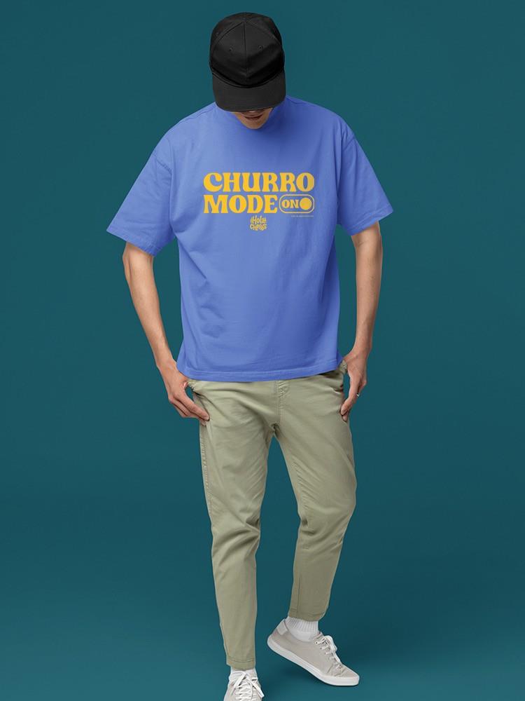 Camiseta para hombre Churro Mode On Bold diseño retro - Imagen 12 de 19