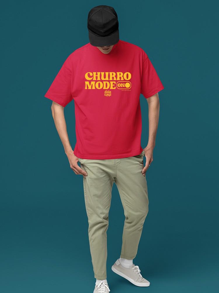 Camiseta para hombre Churro Mode On Bold diseño retro - Imagen 15 de 19