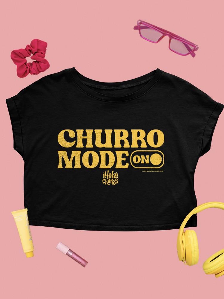 Camiseta corta para mujer Churro Mode On diseño retro audaz - Imagen 7 de 13