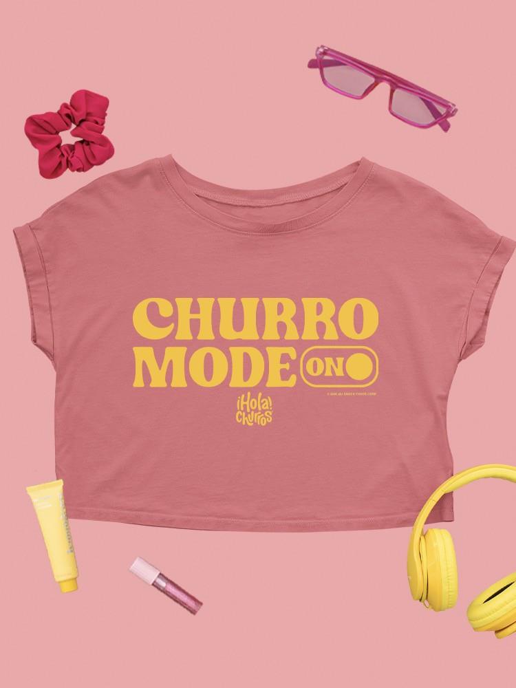 Camiseta corta para mujer Churro Mode On diseño retro audaz - Imagen 13 de 13