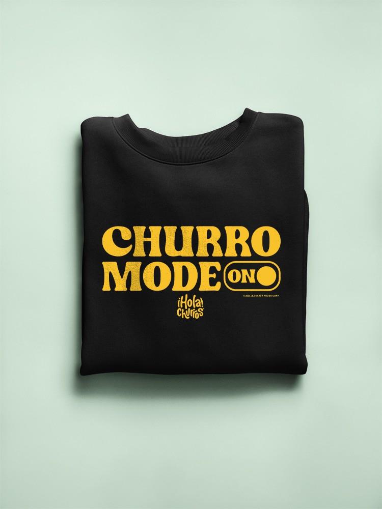 Churro Mode On Bold Retro Design Women's Sweatshirt - Picture 7 of 16