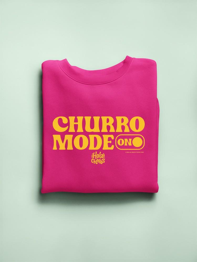 Churro Mode On Bold Retro Design Women's Sweatshirt - Picture 16 of 16