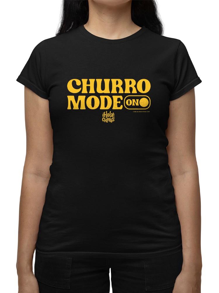 Churro Mode On Bold Retro Design Women's T-shirt - Picture 5 of 22