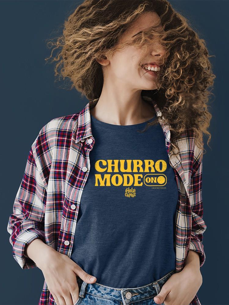 Churro Mode On Bold Retro Design Women's T-shirt - Picture 9 of 22