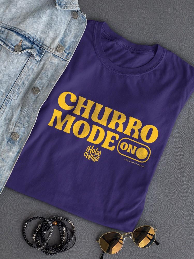 Churro Mode On Bold Retro Design Women's T-shirt - Picture 13 of 22