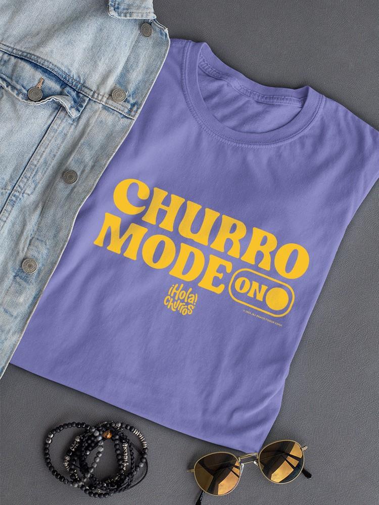 Churro Mode On Bold Retro Design Women's T-shirt - Picture 16 of 22