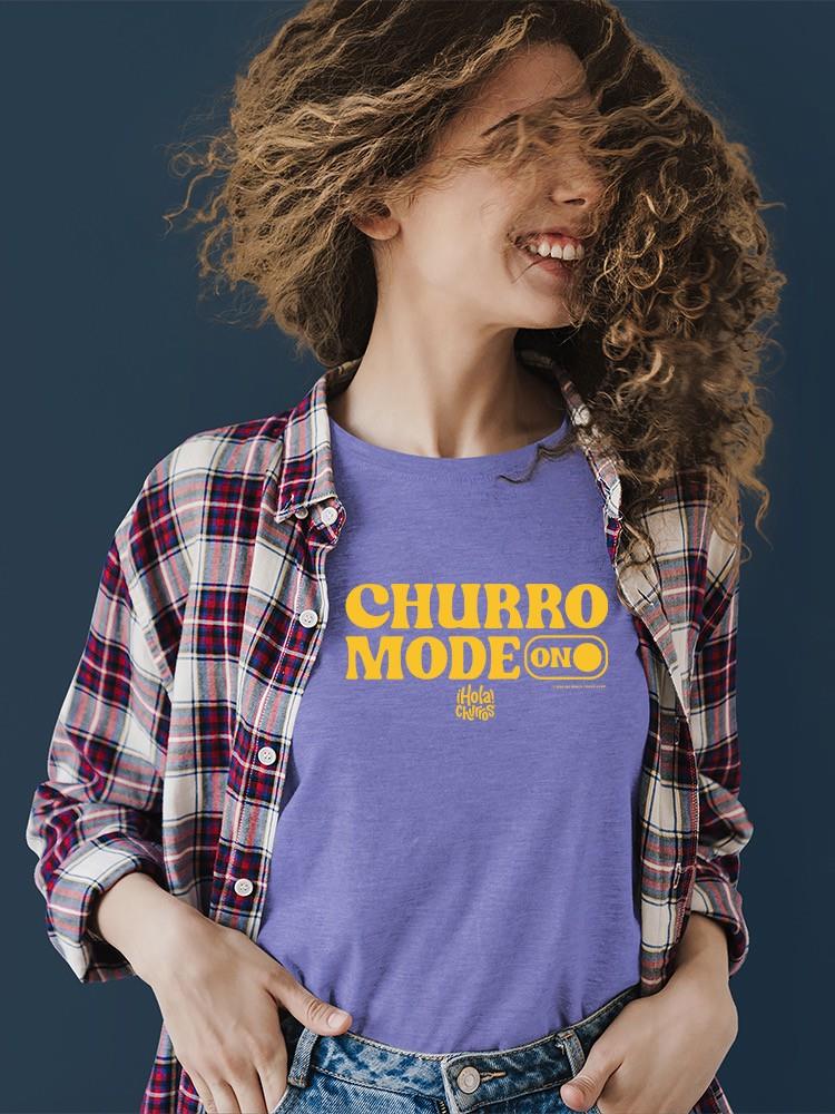 Churro Mode On Bold Retro Design Women's T-shirt - Picture 15 of 22