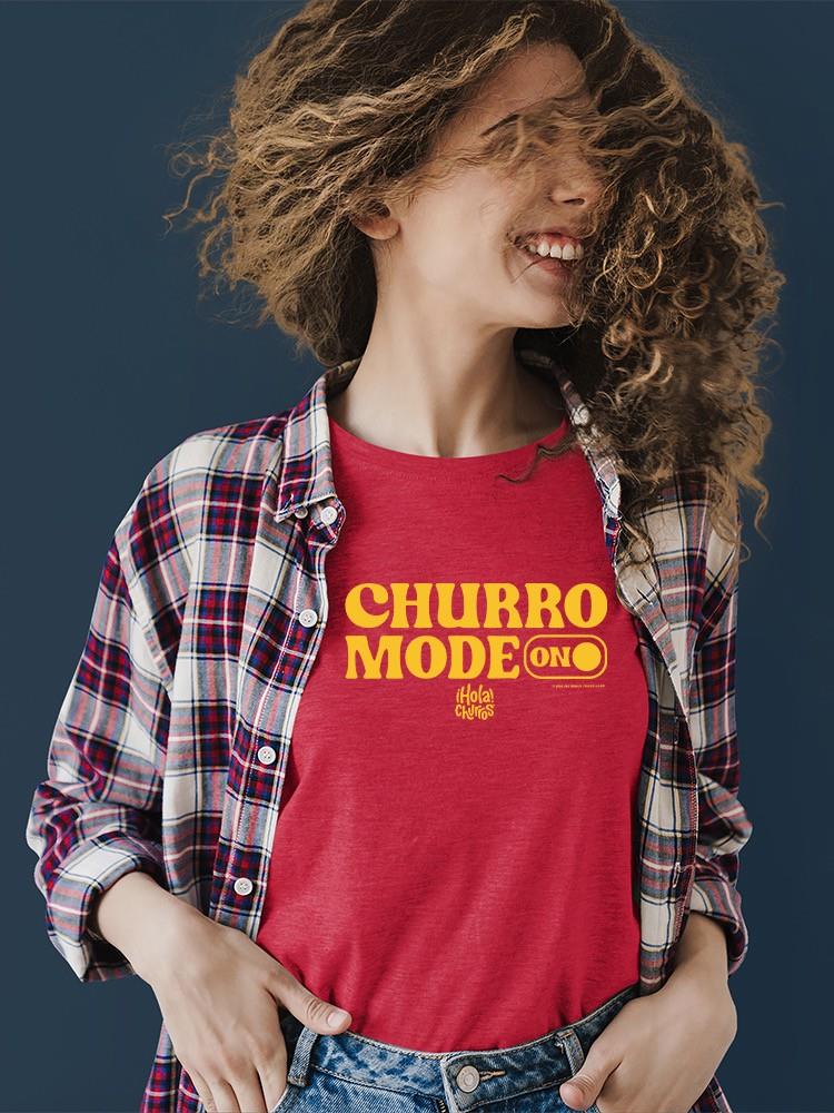 Churro Mode On Bold Retro Design Women's T-shirt - Picture 18 of 22