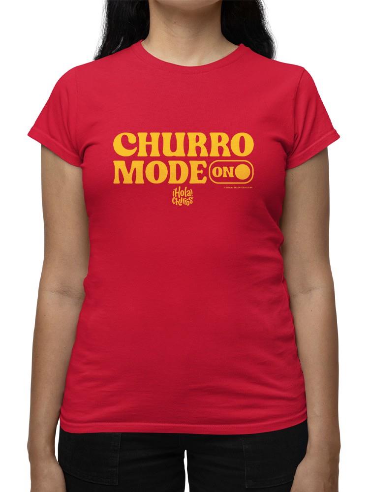 Churro Mode On Bold Retro Design Women's T-shirt - Picture 17 of 22