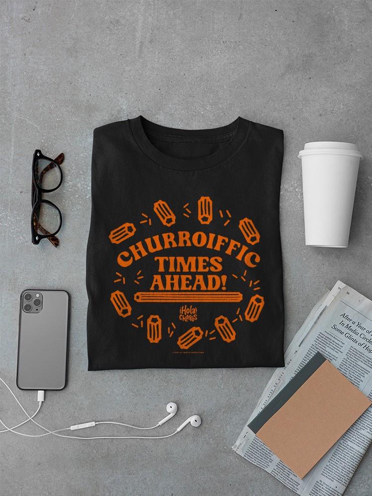 Churroiffic Times Ahead Fun Snack Graphic Men's T-shirt - Picture 7 of 13