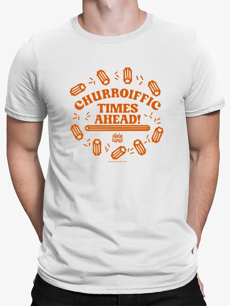 Churroiffic Times Ahead Fun Snack Graphic Men's T-shirt - Picture 8 of 13