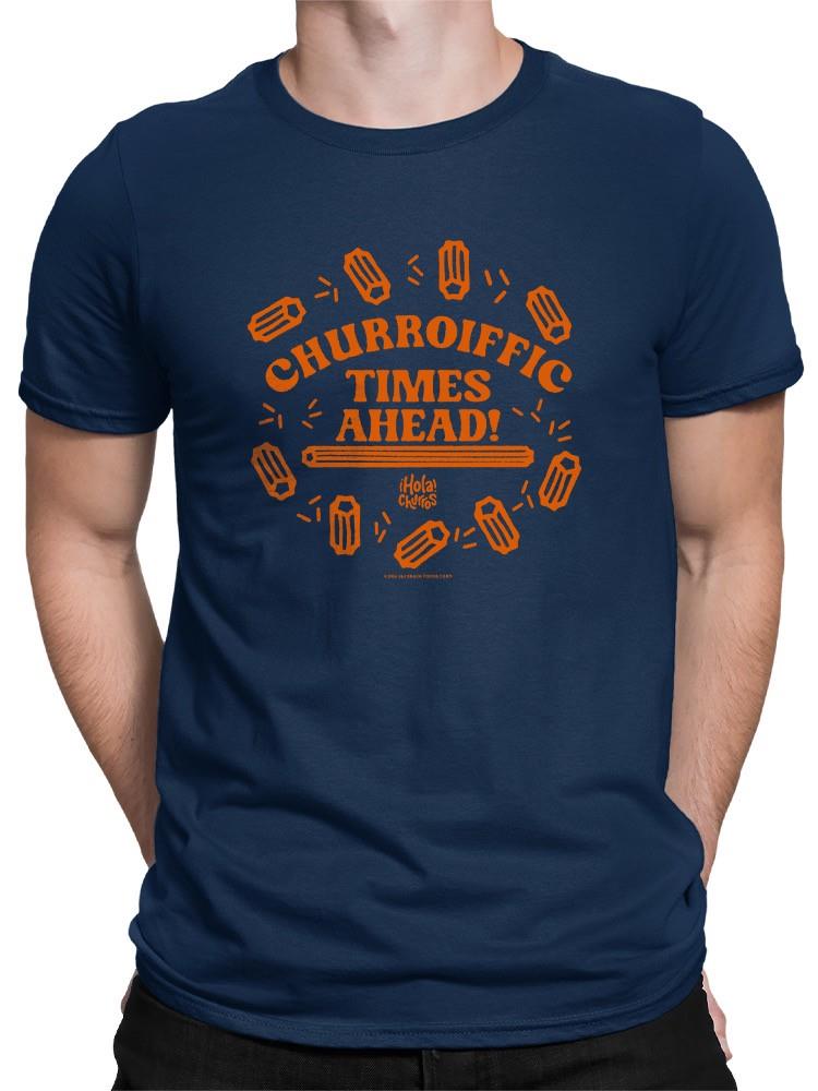 Churroiffic Times Ahead Fun Snack Graphic Men's T-shirt - Picture 11 of 13