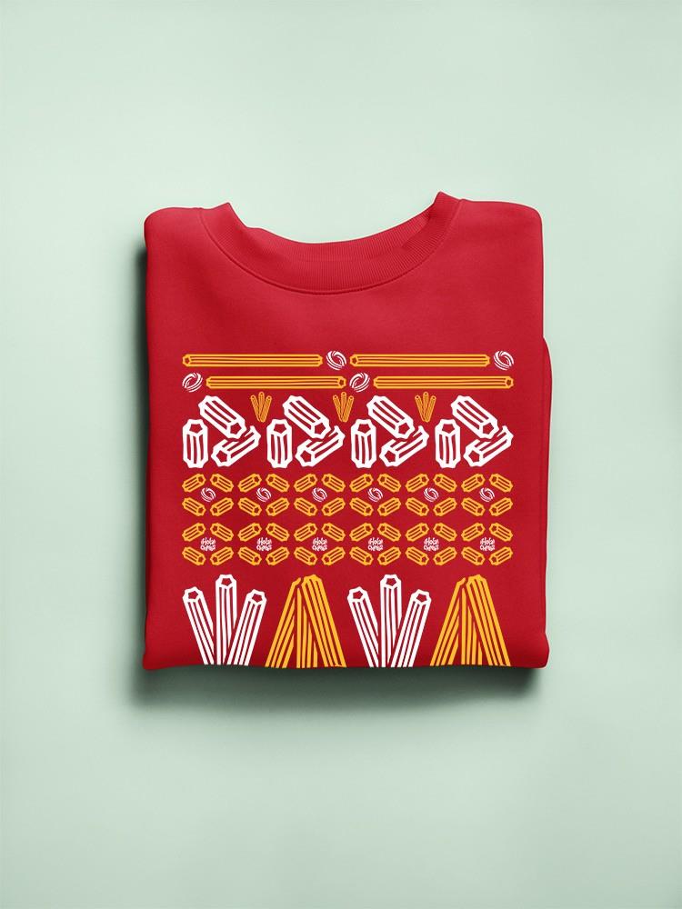 Sudadera para hombre con estampado de fiesta estampado de churro - Imagen 10 de 13