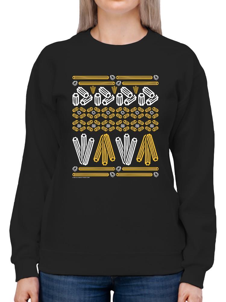 Sudadera para mujer con estampado de fiesta con estampado de churro - Imagen 5 de 16