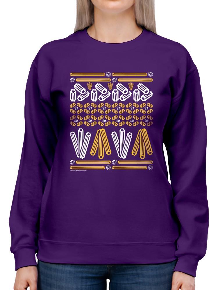 Sudadera para mujer con estampado de fiesta con estampado de churro - Imagen 8 de 16