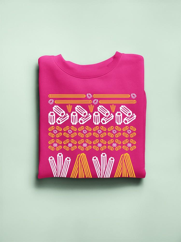 Sudadera para mujer con estampado de fiesta con estampado de churro - Imagen 16 de 16