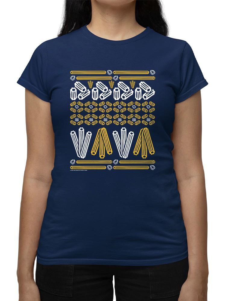 Camiseta para mujer con estampado de fiesta estampado de churro - Imagen 8 de 22