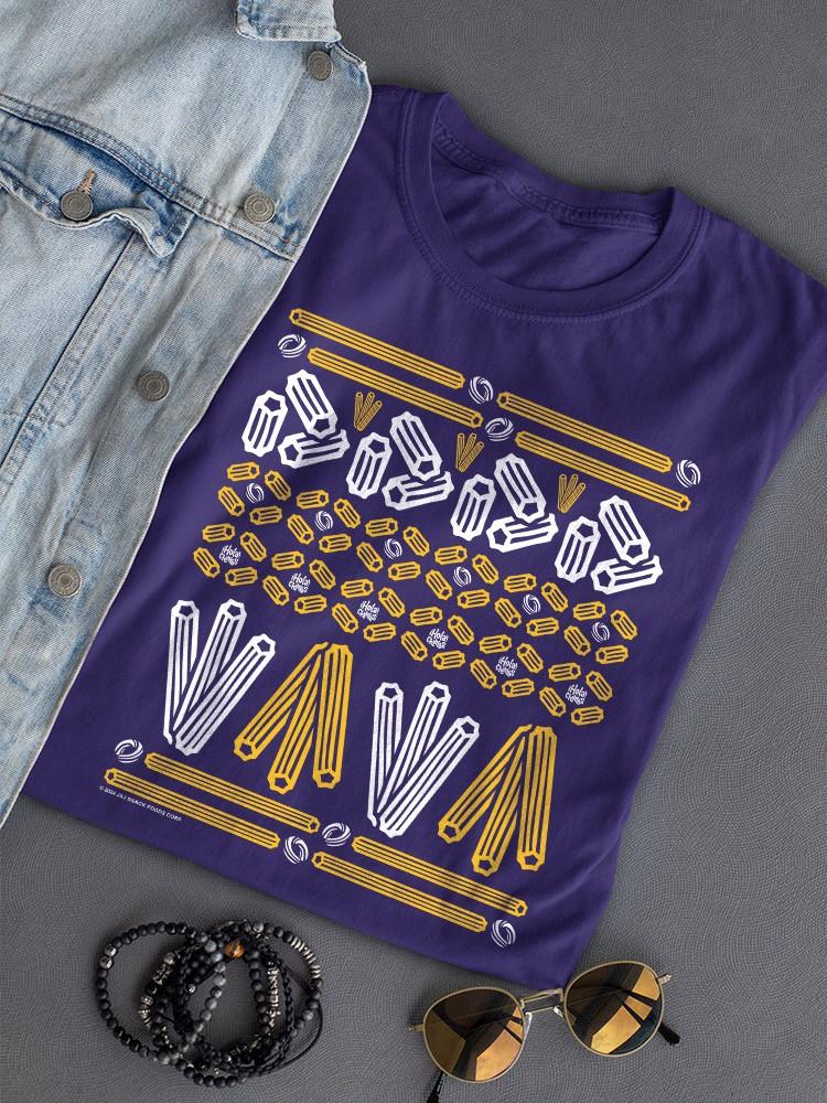 Camiseta para mujer con estampado de fiesta estampado de churro - Imagen 13 de 22