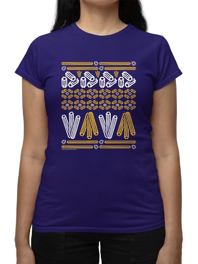 Camiseta para mujer con estampado de fiesta estampado de churro - Imagen 11 de 22