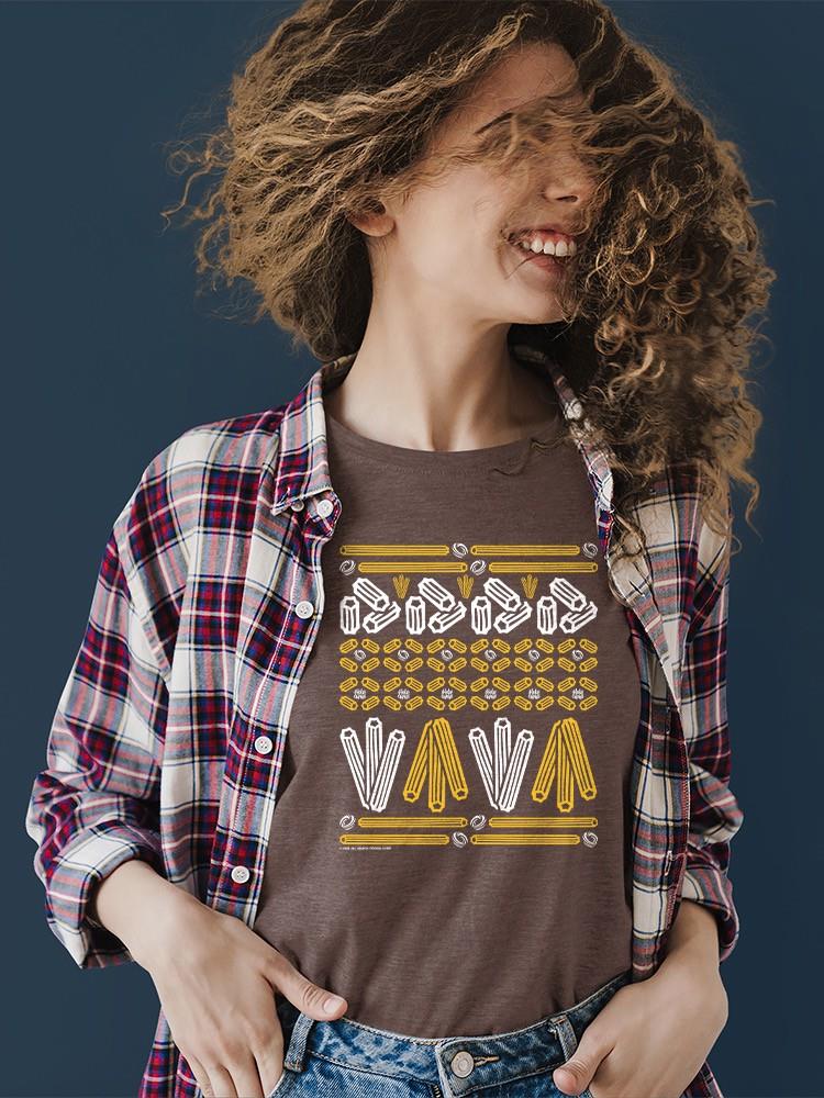 Camiseta para mujer con estampado de fiesta estampado de churro - Imagen 21 de 22