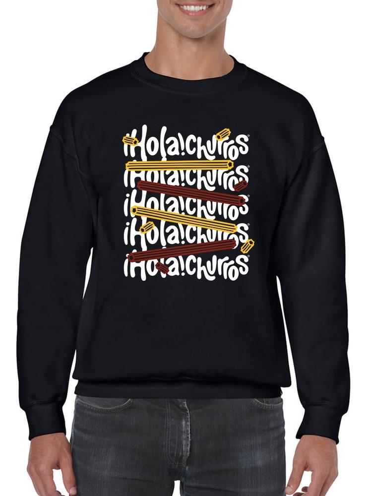Colorido Churro Art - Divertida sudadera con estampado gráfico para hombre - Imagen 5 de 13