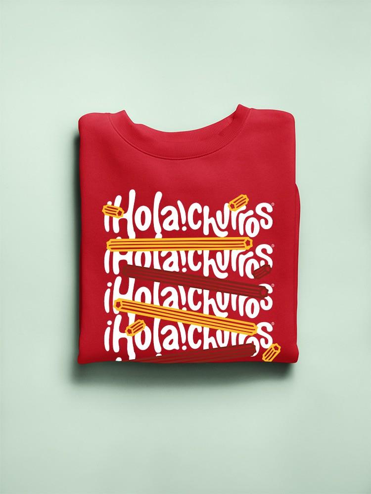 Colorido Churro Art - Divertida sudadera con estampado gráfico para hombre - Imagen 10 de 13
