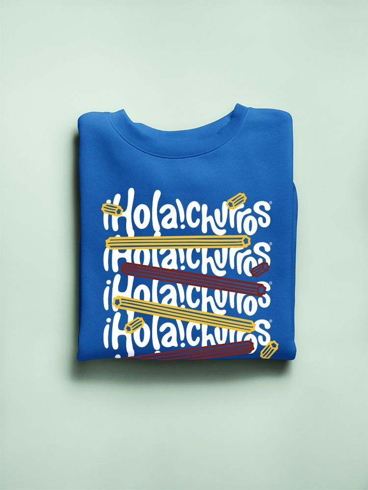 Colorido Churro Art - Divertida sudadera con estampado gráfico para hombre - Imagen 13 de 13