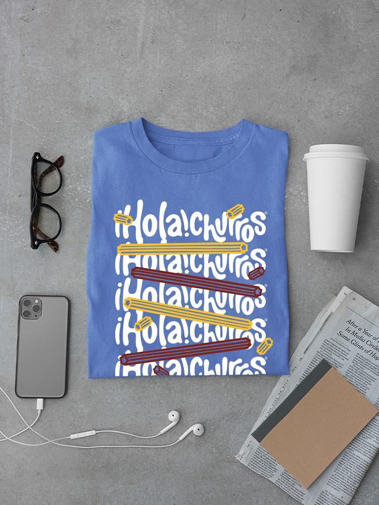 Colorful Churro Art - Fun Graphic Print Men's T-shirt - Picture 13 of 19