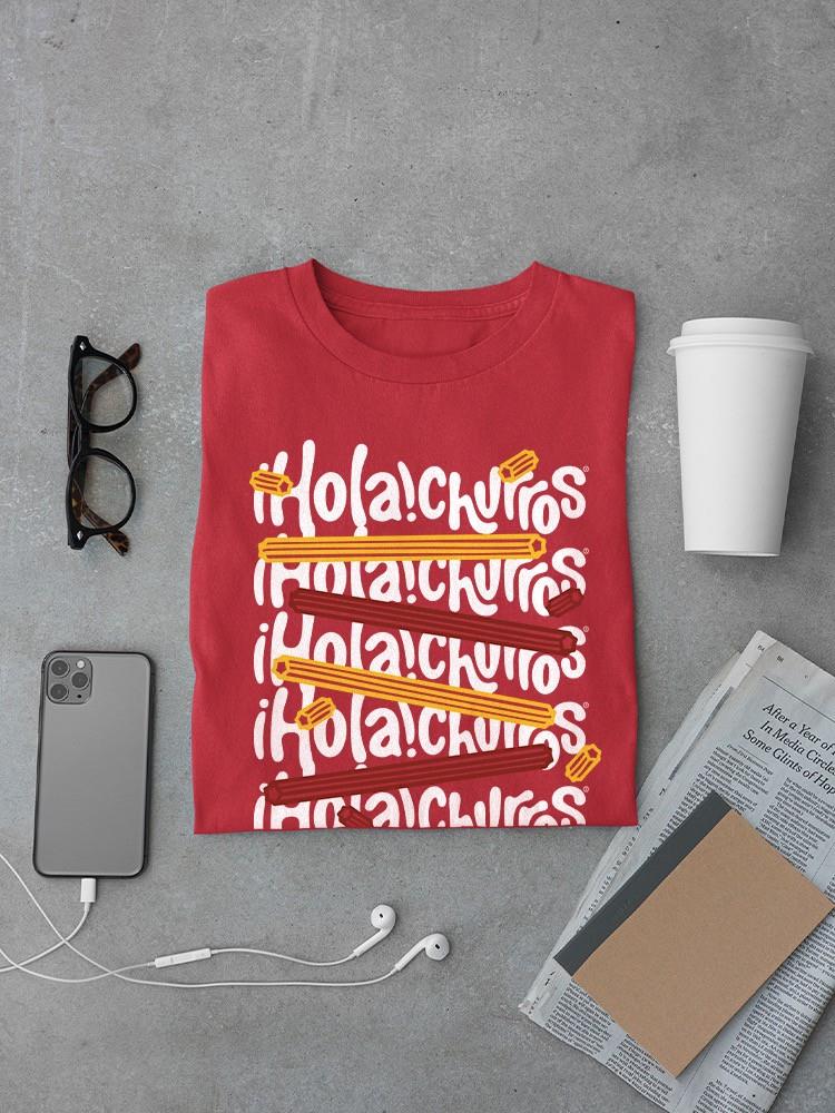 Colorful Churro Art - Fun Graphic Print Men's T-shirt - Picture 16 of 19