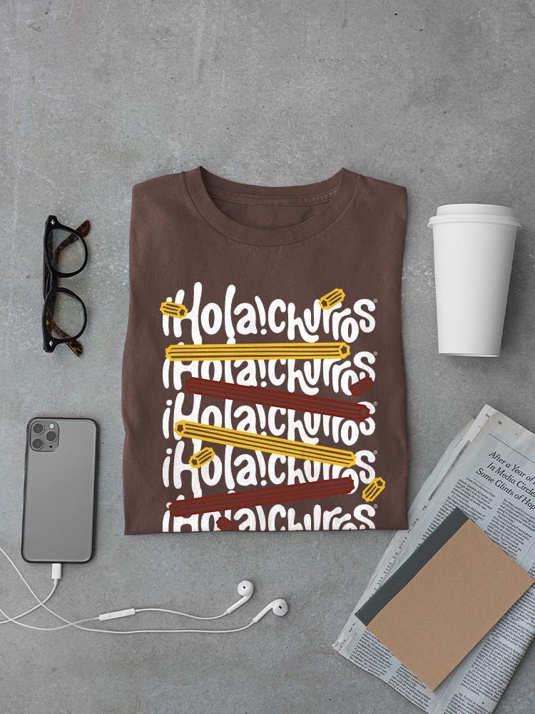 Colorful Churro Art - Fun Graphic Print Men's T-shirt - Picture 19 of 19