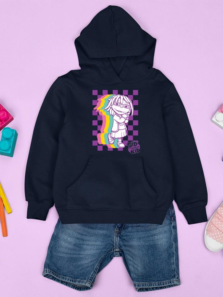 Rainbow Explorer Art - Sid the Science Kinder inspirierte Grafik Jugend Hoodie - Bild 10 von 22