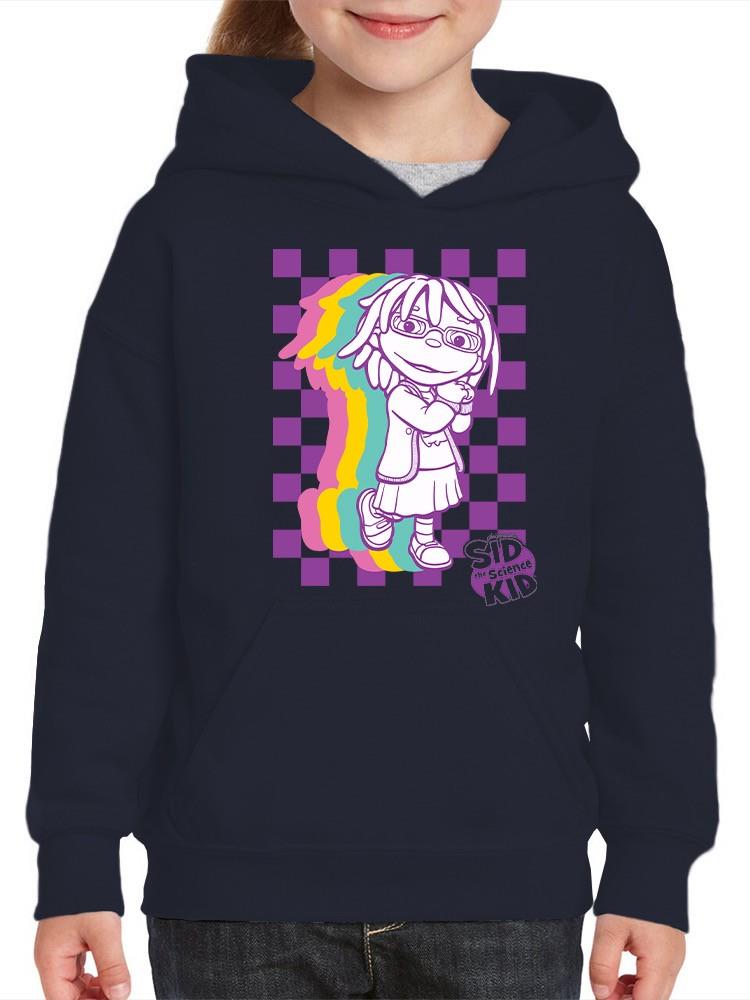 Rainbow Explorer Art - Sid the Science Kinder inspirierte Grafik Jugend Hoodie - Bild 8 von 22