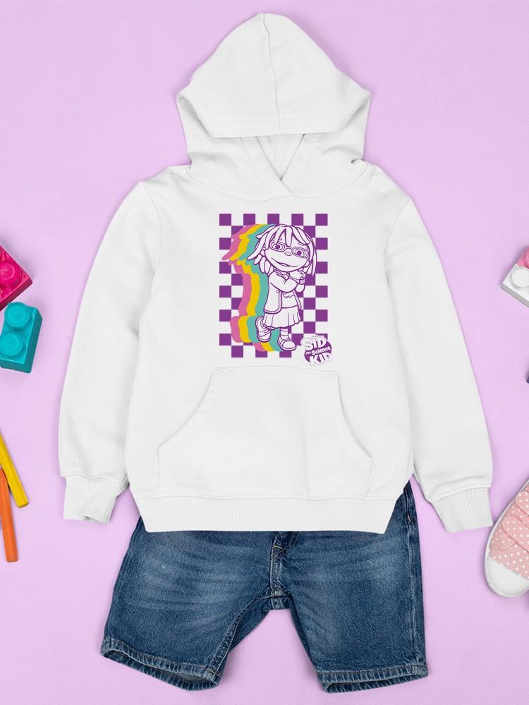 Rainbow Explorer Art - Sid the Science Kinder inspirierte Grafik Jugend Hoodie - Bild 16 von 22