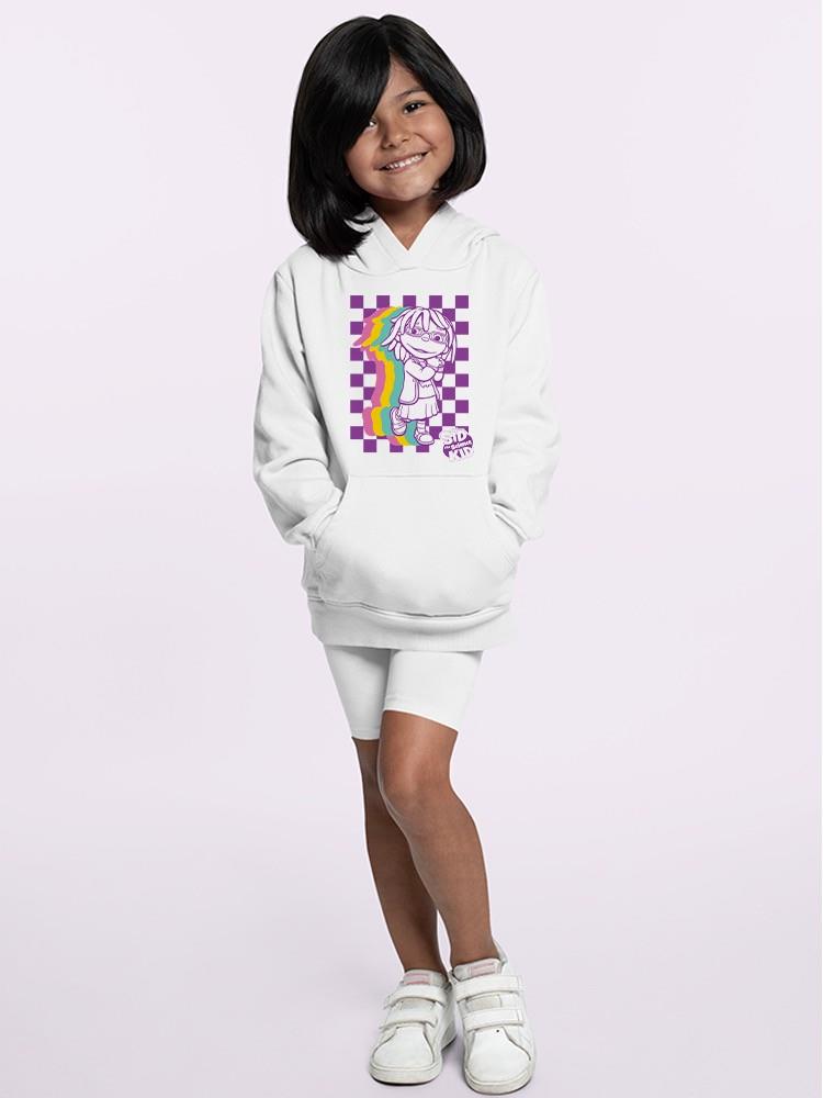 Rainbow Explorer Art - Sid the Science Kinder inspirierte Grafik Jugend Hoodie - Bild 15 von 22