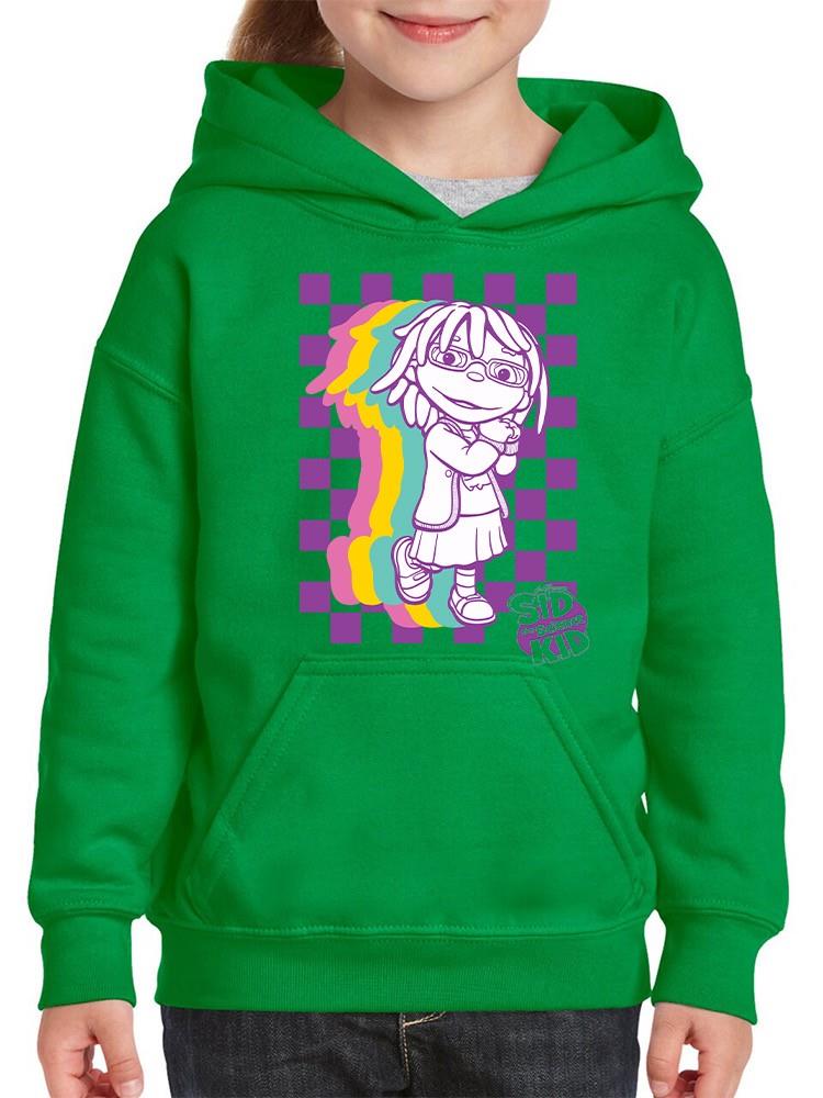 Rainbow Explorer Art - Sid the Science Kinder inspirierte Grafik Jugend Hoodie - Bild 17 von 22