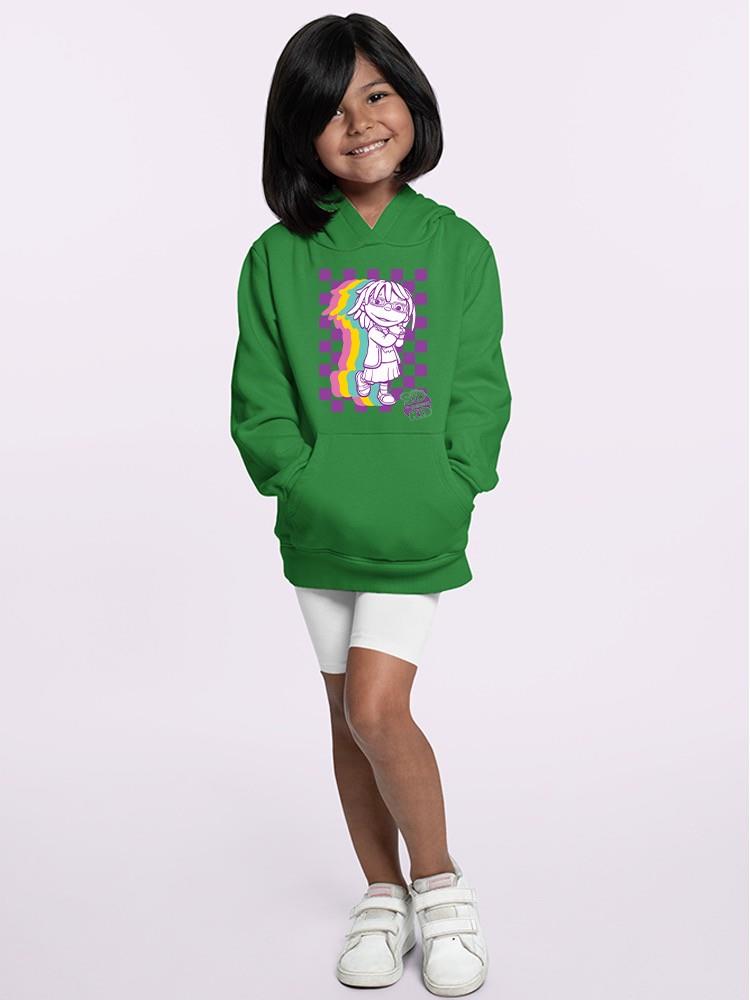 Rainbow Explorer Art - Sid the Science Kinder inspirierte Grafik Jugend Hoodie - Bild 18 von 22