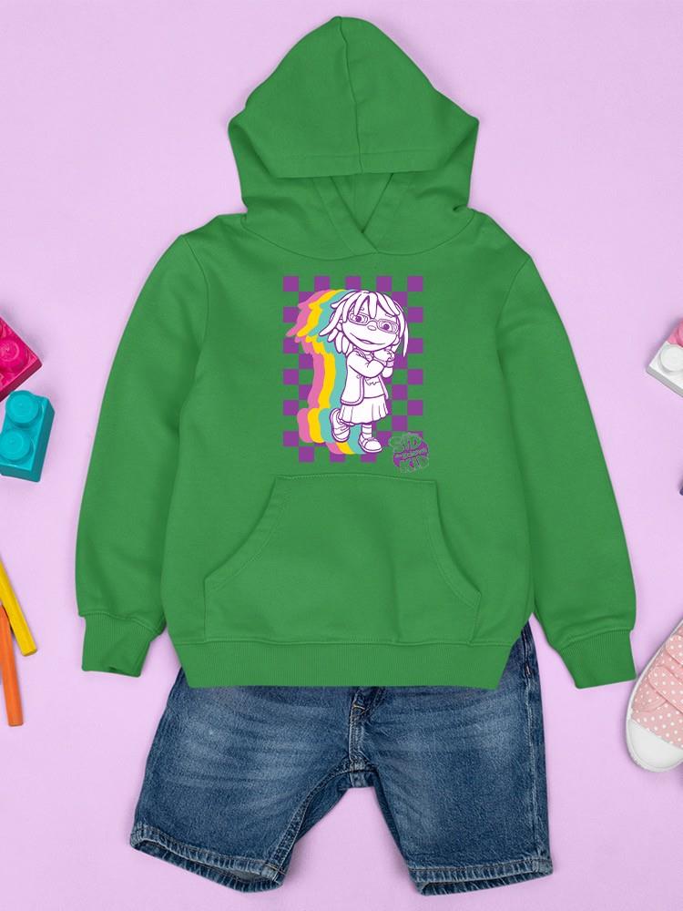 Rainbow Explorer Art - Sid the Science Kinder inspirierte Grafik Jugend Hoodie - Bild 19 von 22