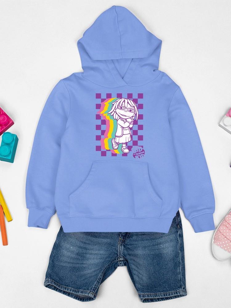 Rainbow Explorer Art - Sid the Science Kinder inspirierte Grafik Jugend Hoodie - Bild 22 von 22