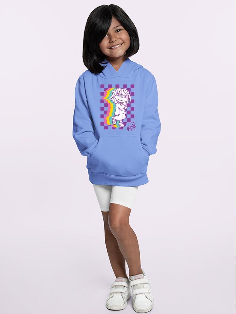 Rainbow Explorer Art - Sid the Science Kinder inspirierte Grafik Jugend Hoodie - Bild 21 von 22