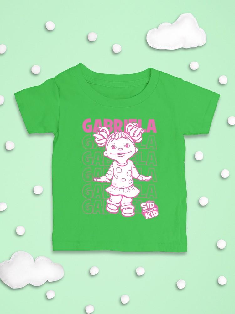 Playful Gabriela Sid the Science Kid Fun Character Graphic Baby's T-shirt - Picture 22 of 28