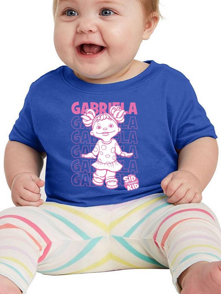 Playful Gabriela Sid the Science Kid Fun Character Graphic Baby's T-shirt - Picture 26 of 28