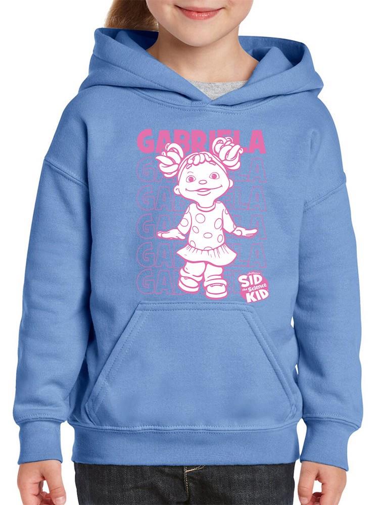 Playful Gabriela Sid the Science Kid Fun Character Graphic Youth's Hoodie - Picture 20 of 25
