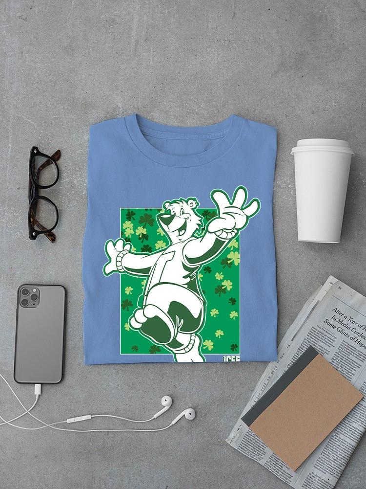 Officially Licensed ICEE Shamrock Bear St. Patrick's Day Graphic Men's T-shirt - Picture 19 of 19
