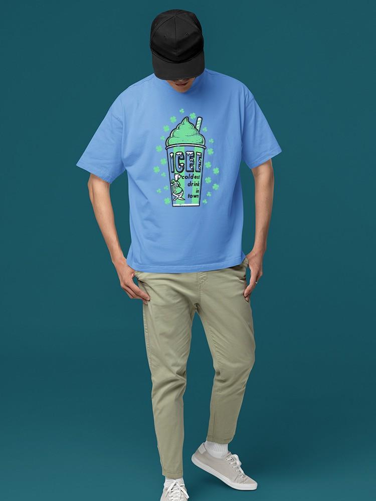 Officially Licensed ICEE Shamrock's St. Patrick's Day Graphic Men's T-shirt - Picture 9 of 10