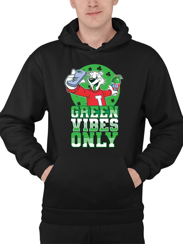Offiziell lizenzierter ICEE Green Vibes Only St. Patrick's Fun Day Herren Hoodie - Bild 5 von 16