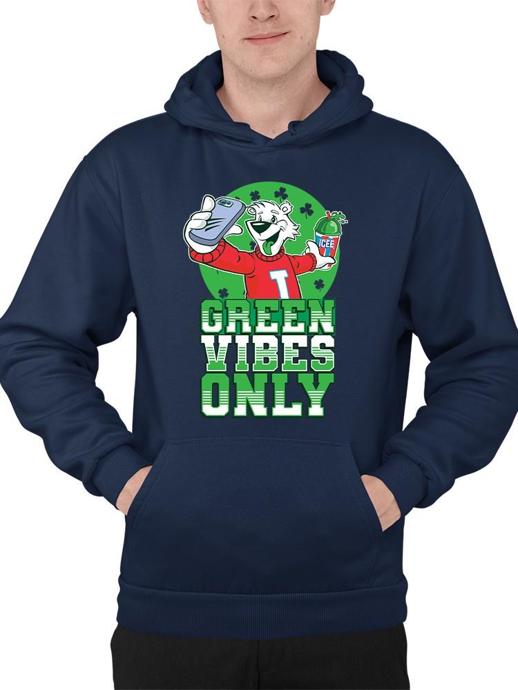Offiziell lizenzierter ICEE Green Vibes Only St. Patrick's Fun Day Herren Hoodie - Bild 8 von 16