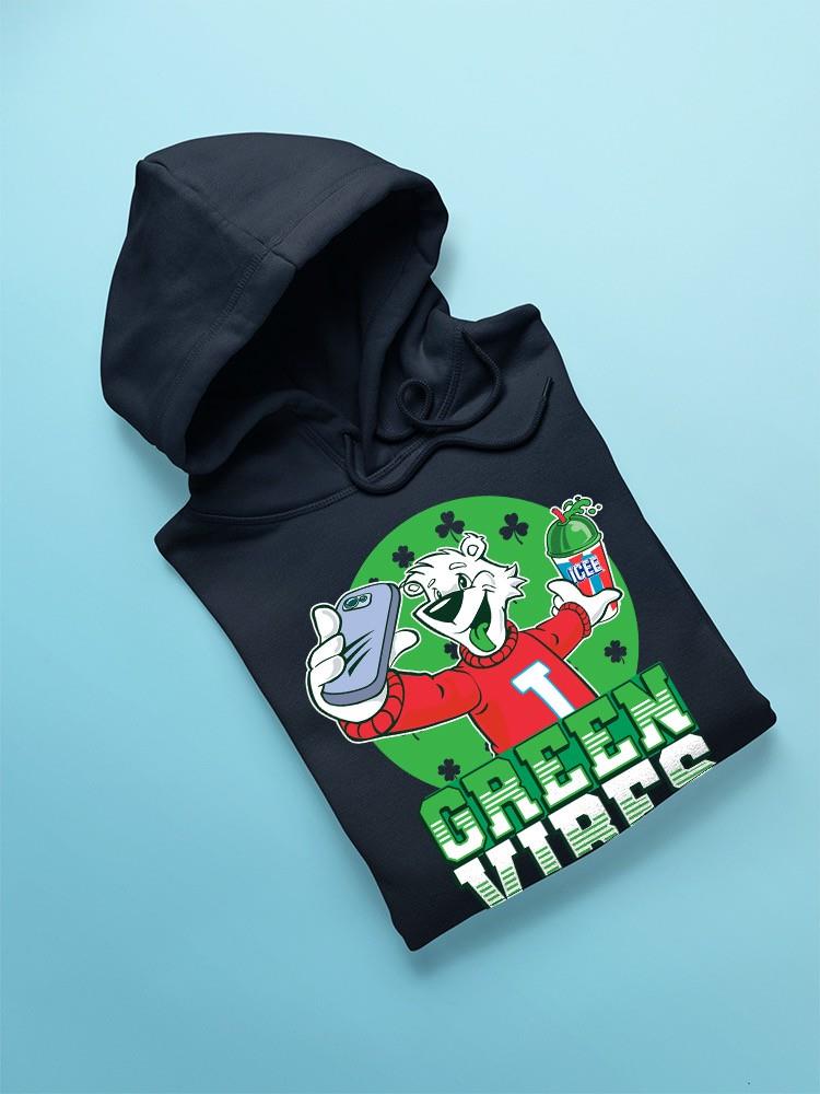Offiziell lizenzierter ICEE Green Vibes Only St. Patrick's Fun Day Herren Hoodie - Bild 10 von 16
